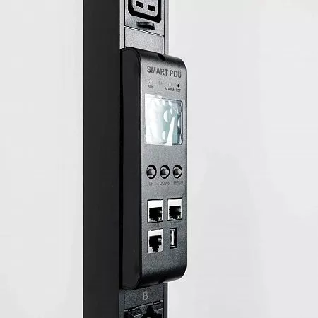 Блок розеток вертикальный с мониторингом МИКсистем (PDU) MIK-0U-10А-230-16-C13-IEC320C14-10-2-N-М