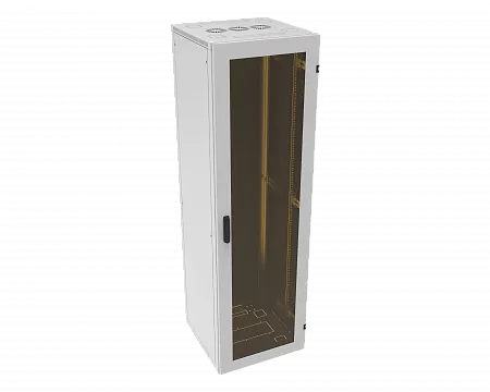 Шкаф телекоммуникационный напольный МИКсистем серия ECO+ 19" 30U 600*600 дверь стекло серый