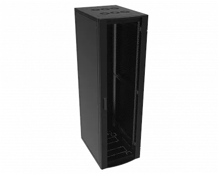 Шкаф телекоммуникационный напольный МИКсистем серия ECO+ 19" 30U 600*800 дверь перфорация черный